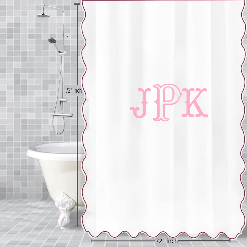 Monogram Shower Curtain