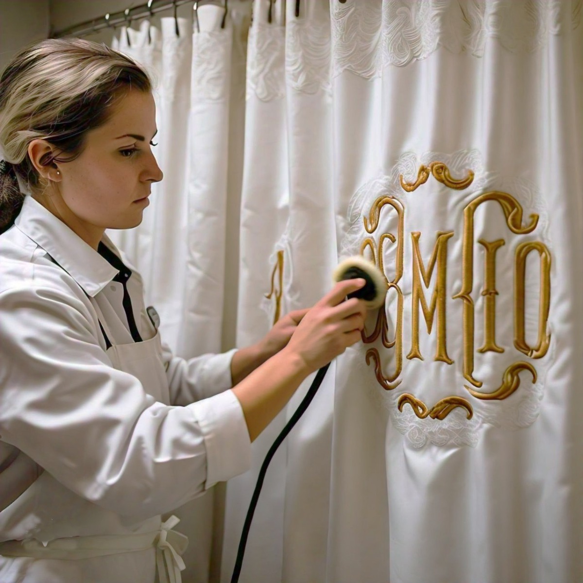 Monogram Shower Curtain